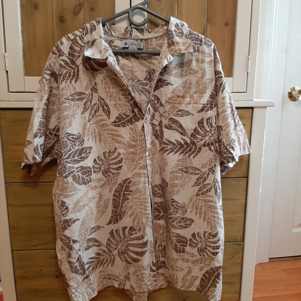Hawaiian Men's Shirt Columbia xxl